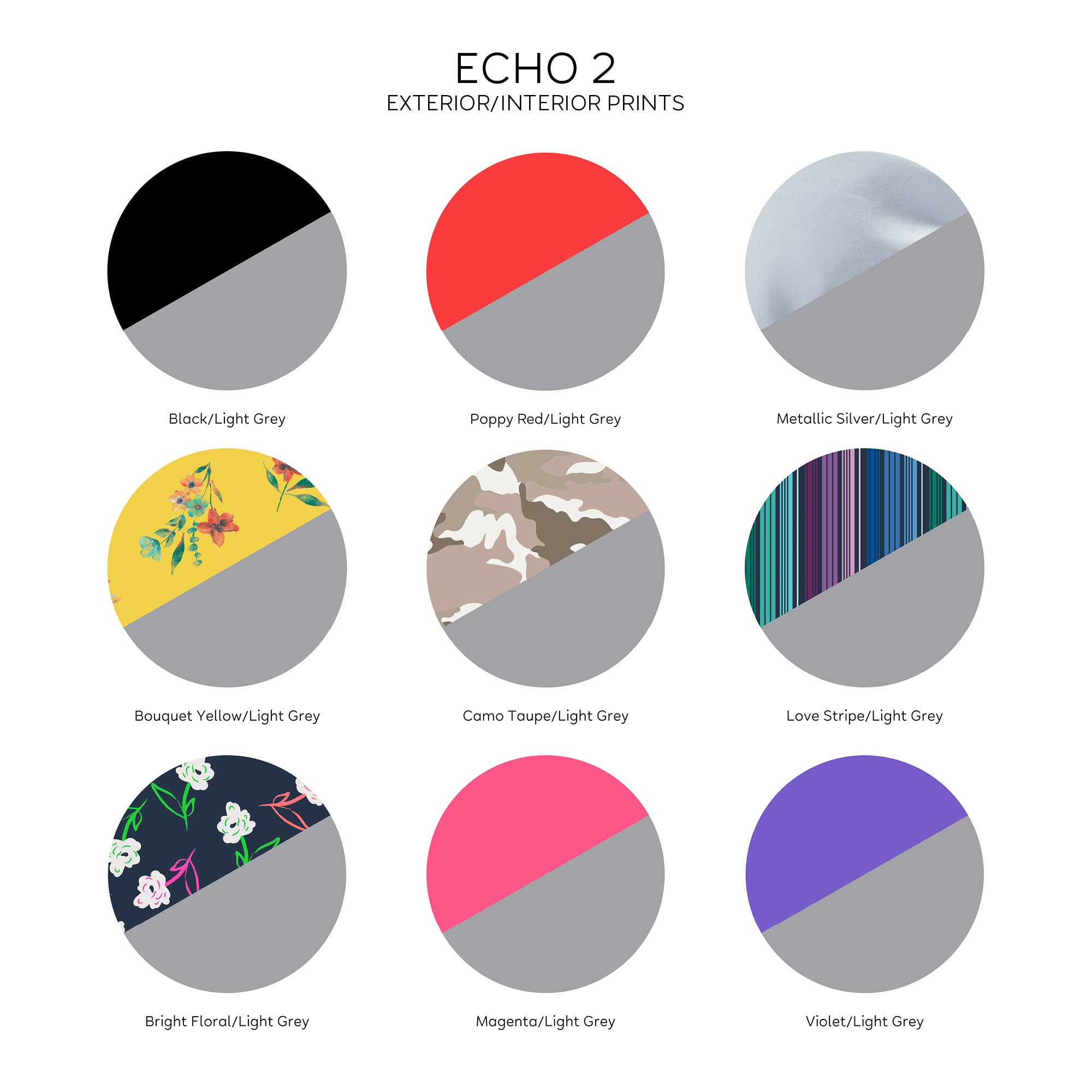 Echo SE 2 Packable Backpack - - Echo2_QVC_Swatches